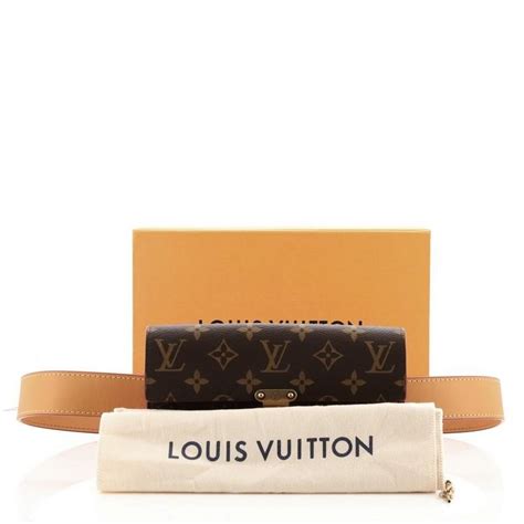 lv s lock belt pouch|LOUIS VUITTON Monogram S Lock Belt Pouch MM.